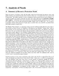 7. Analysis of Needs
