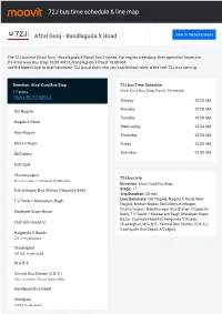 72J Bus Time Schedule & Line Route