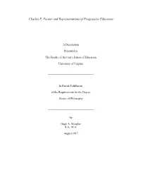 Charles E. Vawter and Representations of Progressive Education