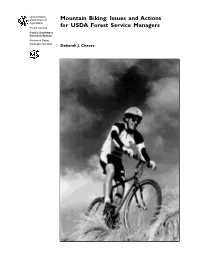 Mountain Biking: Issues and Actions for USDA Forest Service Managers