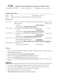 Personal Information Backgrounds Abilities Highlights