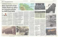 Rise and Fall of the Malta Railway After