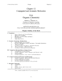 12: Conjugated and Aromatic Molecules