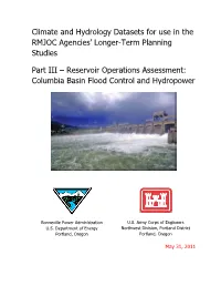 Columbia Basin Flood Control and Hydropower