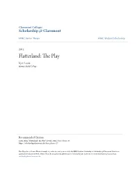 Flatterland: the Play Based on Flatterland: Like Flatland Only More So