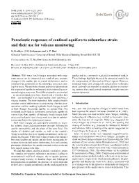Poroelastic Responses of Confined Aquifers to Subsurface Strain And