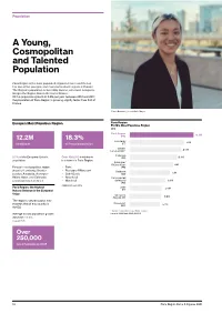 A Young, Cosmopolitan and Talented Population