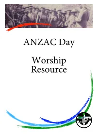 ANZAC Day Resources