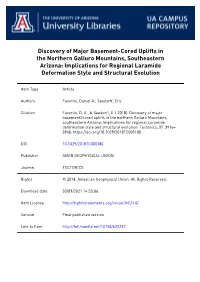 Discovery of Major Basement-Cored Uplifts in The