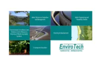 Environmental Consultancy and Pollution Control Measures, Planning of Monitoring Water Systems