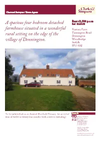Fentons Farm, Dennington