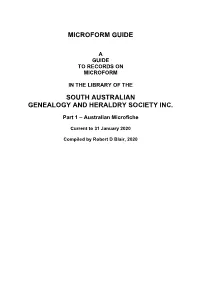 Guide to the Australian Collection