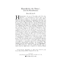 Hippokleides, the 'Dance', and the Panathenaia