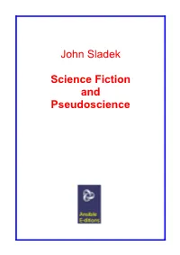 John Sladek Science Fiction and Pseudoscience
