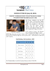 NEWSLETTER 82 (July 02, 2012)