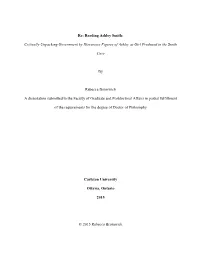 Re: Reading Ashley Smith: Critically Unpacking Government By