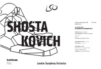 Shostakovich Symphony No 4