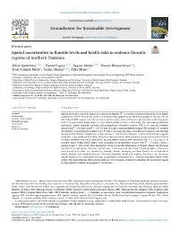 Spatial Uncertainties in Fluoride Levels and Health Risks in Endemic Fluorotic