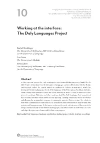 The Daly Languages Project