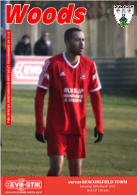 Versus BEACONSFIELD TOWN