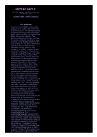 Read Storage Wars S Docx for Ipod