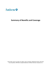 Summary of Benefits and Coverage