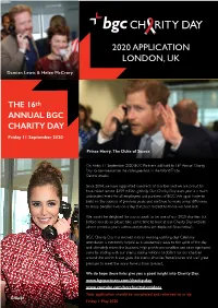 2020 Application London, Uk