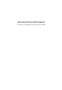 Innovation Systems and Development the Journey of a Beleaguered Nile Perch Fishery in Uganda