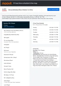 51 Bus Time Schedule & Line Route