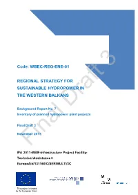 Background Report 7 (Inventory of Planned Hydropower Projects)