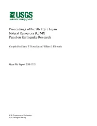 Earthquake Hazards Program Coordinator U.S