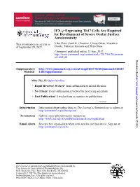 IFN-Γ–Expressing Th17 Cells Are Required for Development Of