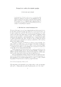 Normal Tree Orders for Infinite Graphs