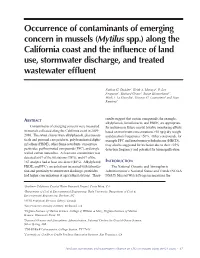 Occurrence of Contaminants of Emerging