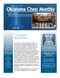 Tulsa Quads: Zhong Shines