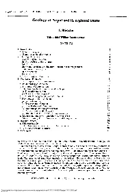 Geology of Nepal and Its Regional Frame