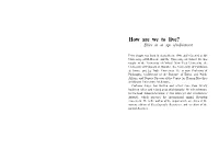 How Are We to Live? Ethics in an Age of Self-Interest