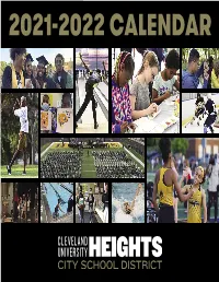 2021-2022 Calendar 2021-2022 Calendar At-A-Glance