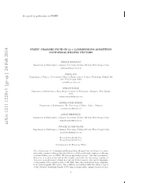 Static Charged Fluid in (2+ 1)-Dimensions Admitting Conformal