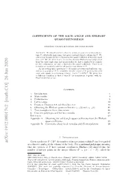Coefficients of the Solid Angle and Ehrhart Quasi-Polynomials