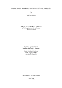 Design of a Cubesat Based Radio Receiver to Detect the Global Eor Signature
