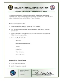 Medication Administration