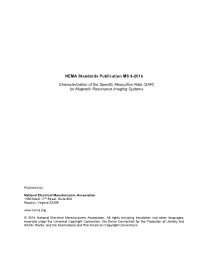NEMA Standards Publication MS 8-2016 Characterization of The