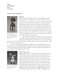 Yale University Art Gallery, Collection Overview
