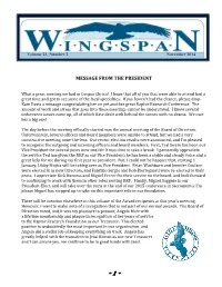 Message from the President