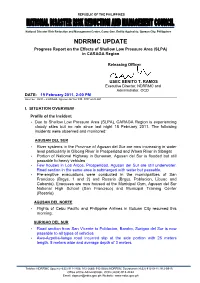 NDRRMC Update Progressl Report on the Effects of SLPA in CARAGA