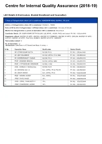 LSC Details Regarding PCP Counselors and Infrastructure