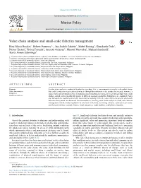 Value Chain Analysis and Small-Scale Fisheries Management