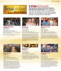 5 Star Retailers Have Made the Top 100 List for Five Years in a Row, from 2007 Through 2011