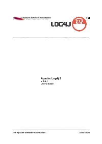 Apache Log4j 2 V
